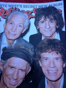 The Rolling Stones on a recent cover of Rolling Stone